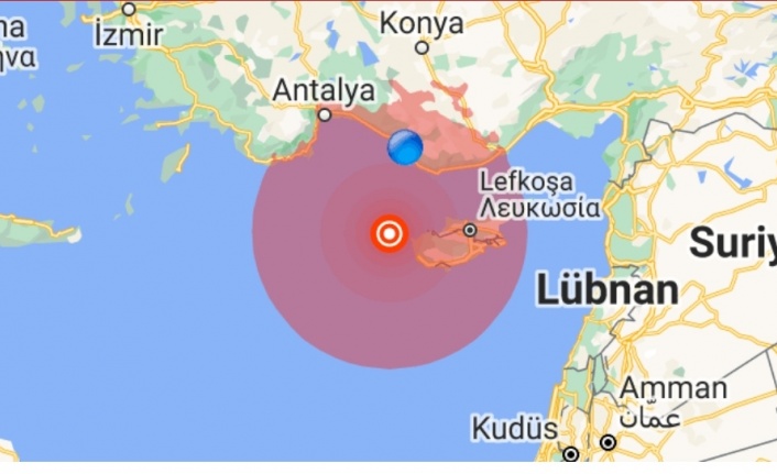 Akdeniz'de deprem...Alanya yine sallandı