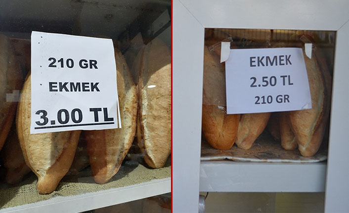 Alanya'da ekmek 3 lira oldu