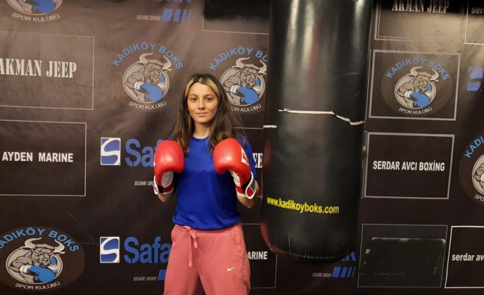 İlk Türk kadın boksörden, Başkan Yücel'e teşekkür