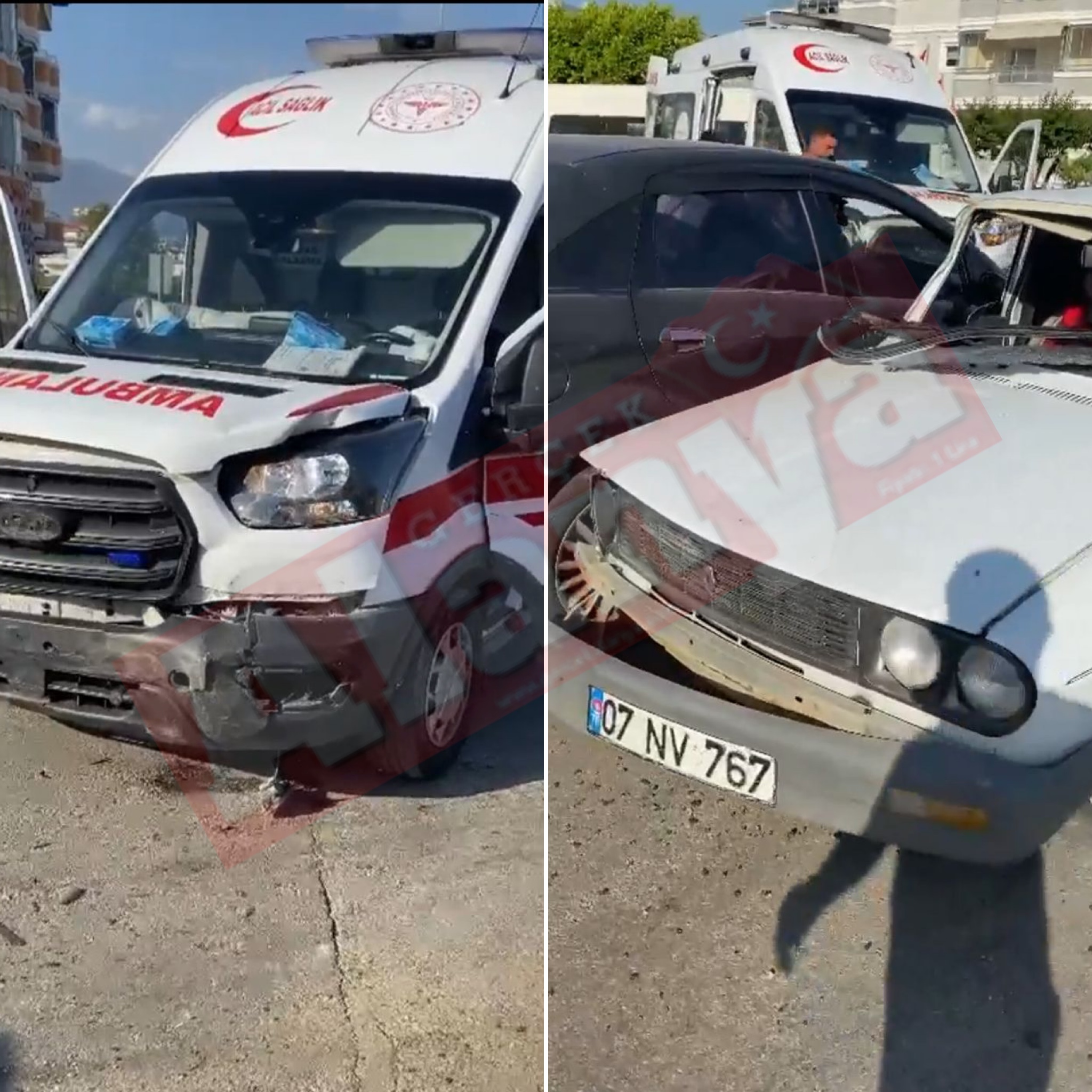 Alanya’da feci kaza: 4 yaralı