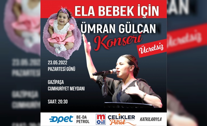 Ümran Gülcan'dan Ela Bebek İçin Konser