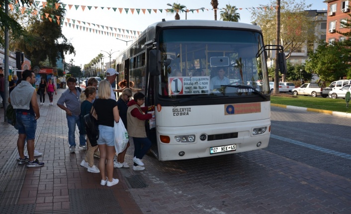 Alanya’da otobüs ücretlerine yüzde 30 zam
