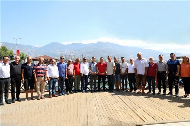 Başkan Yücel Balıkçılar Kooperatifi Üyeleri ile bir araya geldi