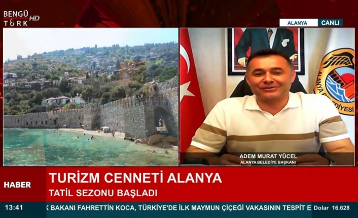 Başkan Yücel Bengü Türk TV’ye konuk oldu