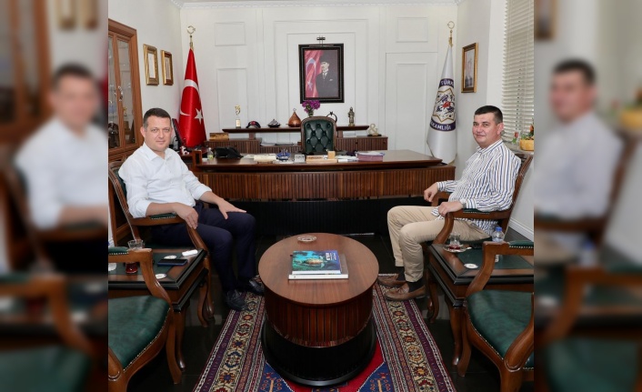 Mustafa Türkdoğan’dan kaymakama ziyaret