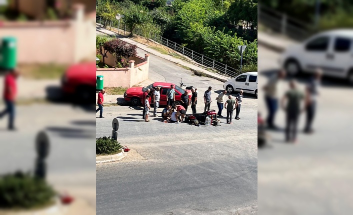 Alanya’da otomobil ile elektrikli motosiklet çarpıştı: 1 yaralı