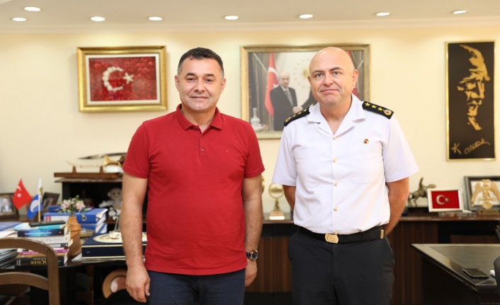 İl Jandarma Komutan Yardımcısı’ndan Başkan Yücel’e ziyaret