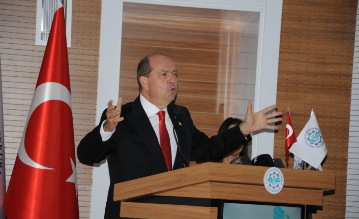 KKTC Cumhurbaşkanı Alanya’da konuştu | ‘Dünyaya kabul ettirmek vatan borcu’