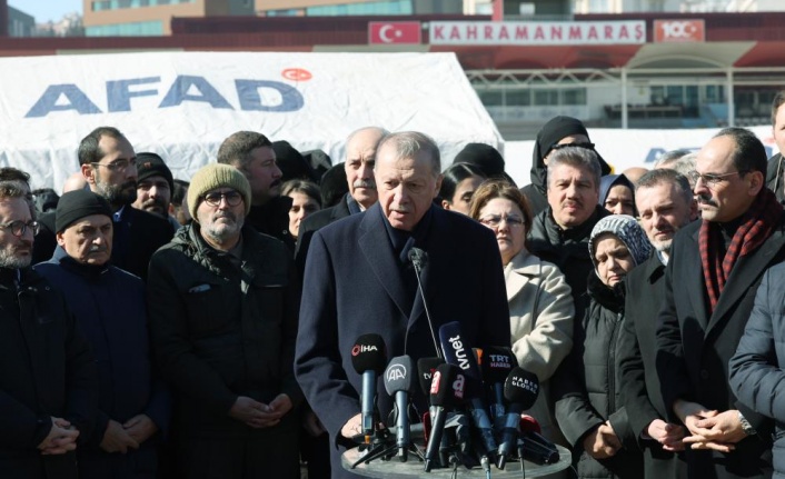 Cumhurbaşkanı Erdoğan deprem bölgesinde açıkladı | İşte son rakamlar 