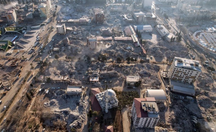 Kahramanmaraş depremin 10'uncu gününde havadan görüntülendi | VİDEO HABER