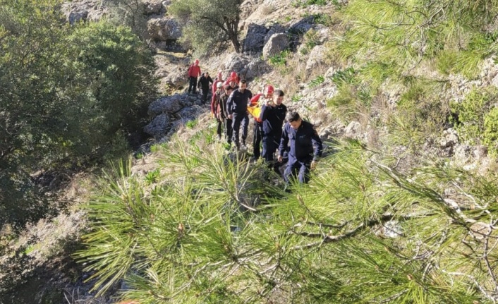 Kanyonda 170 metreden düştü | Cansız bedeni, dron yardımıyla bulundu