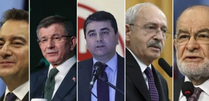 Millet İttifakının 5 lideri olağanüstü toplandı