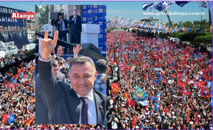 Başkan Yücel’den ‘Bozkurt selamlı’ Erdoğan coşkusu