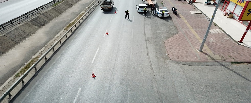 Antalya trafiği drone ile havadan denetleniyor