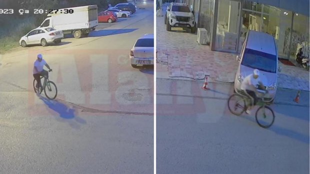 Alanya’da hırsız çaldığı bisiklete binerek kayıplara karıştı